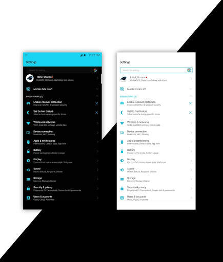 Black & White Horizon  EMUI 5 & EMUI 8 Theme screenshot 3