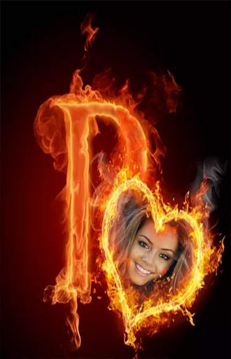 Fire Text Photo Frames 2 تصوير الشاشة
