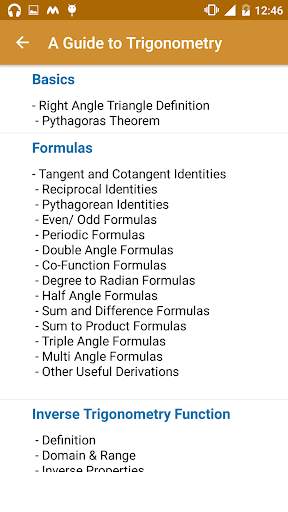 MATHS FORMULA REFERENCE FREE screenshot 2