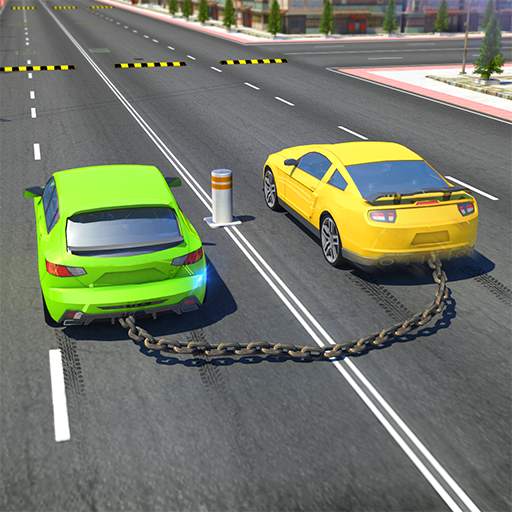 Chained Cars against Ramp 9.0