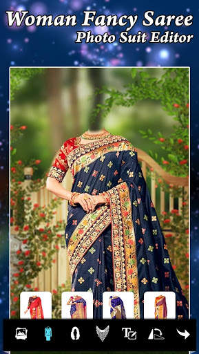 Woman Fancy Saree Photo Suit Editor screenshot 4