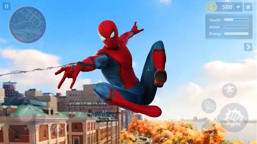 Spider Rope Hero - Gangster Crime City screenshot 1
