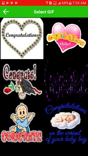 Congratulation GIfs screenshot 3