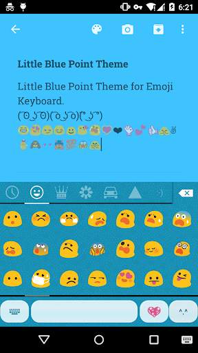 Little Blue Point Keyboard screenshot 2