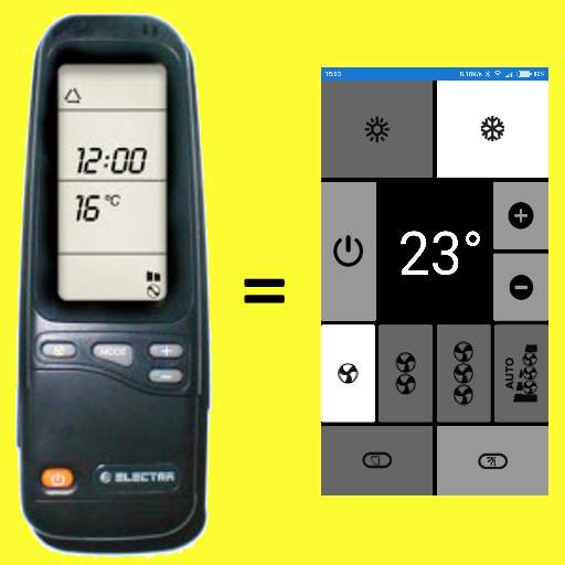 Electra AC Remote, as seen in picture! NO settings 2021.01.0316