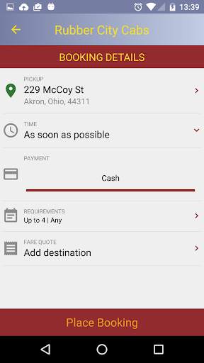 Rubber City Cabs screenshot 3