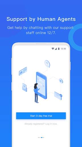 WhaleBlue VPN - Fast ShadowSocksR VPN w Free Trial screenshot 4