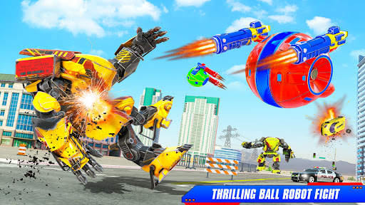 robot bóng trò chơi biến hình screenshot 1