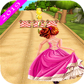 Princess pink Running icon