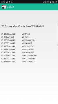 Code Free Wifi Gratuit screenshot 6