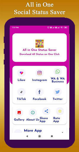 Status Saver All in One Social Video Downloader screenshot 1