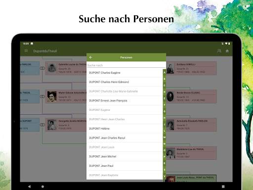 Stammbaum-Viewer – App zur Genealogie-PC-Software screenshot 12