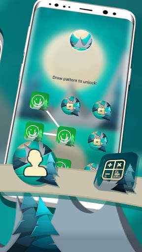 Moon Landscape Launcher Theme screenshot 5