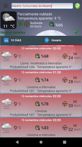 ClosestWeather pronóstico del tiempo screenshot 6