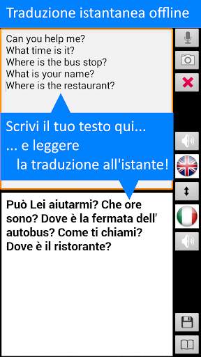 Traduttore Offline: Voce, testo e foto in 8 lingue screenshot 5