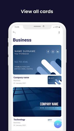 Visiting Card Holder screenshot 2