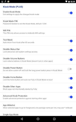 Fully Single App Kiosk screenshot 12