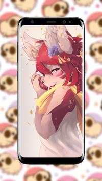 Furry Anime Girl Live Wallpaper 4 تصوير الشاشة