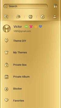 (FREE) GO SMS GOLD 2018 THEME screenshot 5