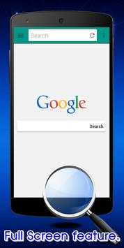 Fast Web Browser For Android screenshot 1