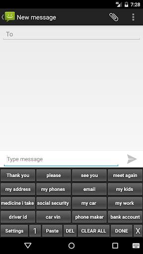 Editable Keyboard screenshot 1