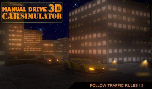 Mannual Drive Car Simulator 3D screenshot 8