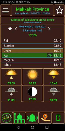 Qibla (Qibla dirección y tiempos de oración) screenshot 2