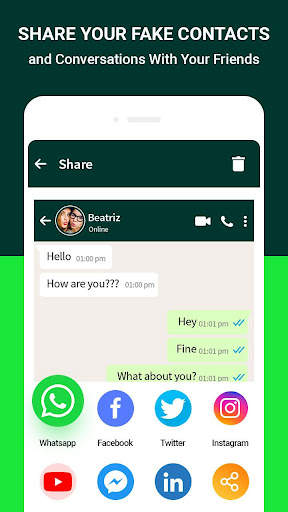 Fake Chat for Whats up - Forgery Chat Post screenshot 8