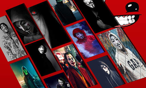 joker Anonymous Scary wallpaper & Background 2020 screenshot 6