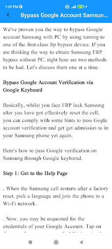 Android FRP Bypass Guide screenshot 4