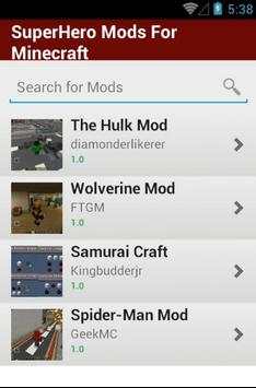 SuperHero Mods For Minecraft screenshot 2