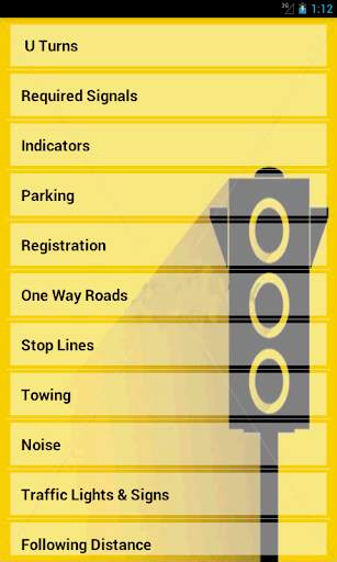 Rules and Sign For Driving screenshot 2