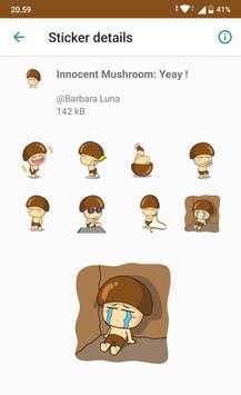 Funny Mushroom Stickers screenshot 2