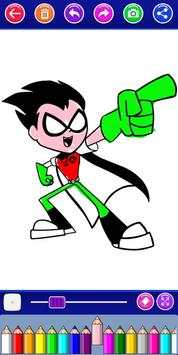Teen Coloring Titans Go screenshot 2