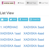 Afartan Xadiis icon