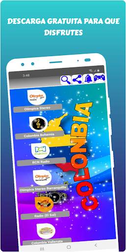 Emisoras colombianas gratis - radio colombianas 2 تصوير الشاشة
