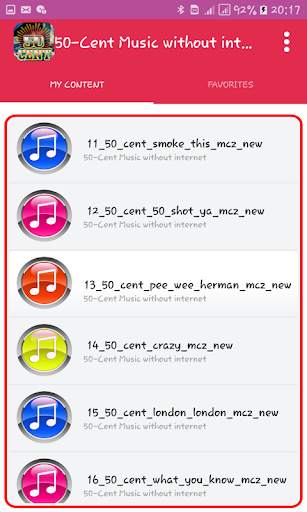 All Song 50Cent without internet screenshot 4