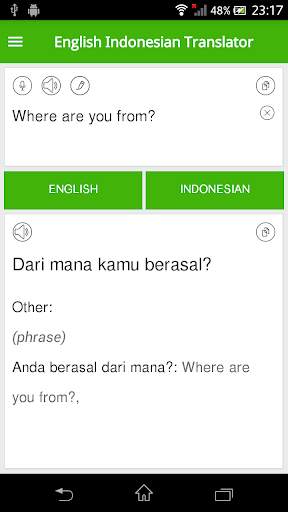 English Indonesian Translator स्क्रीनशॉट 1