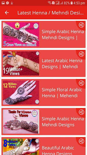 Mehndi Video Tutorials screenshot 7