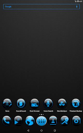 Blue Glass Orb Icon Pack screenshot 17