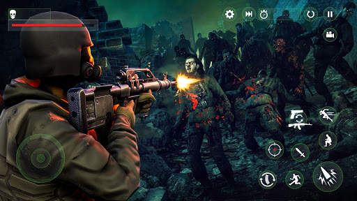 Misi Penembakan Zombie FPS - Pembunuh Zombie Terak screenshot 2