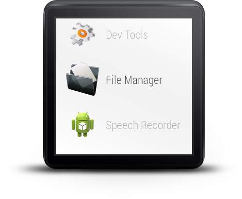 File Manager For Wear OS (Android Wear) 4 تصوير الشاشة