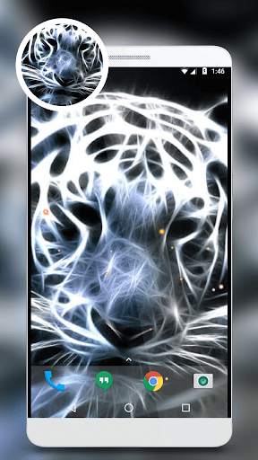 Glow Animal 3D Live Wallpaper screenshot 7