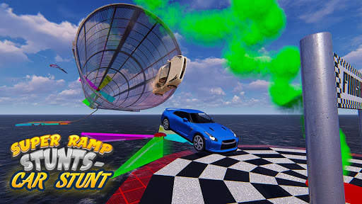 Super Ramp Stunt- Car Game 2020 screenshot 7