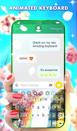 Perfect Day Live Wallpaper & Animated Keyboard screenshot 2