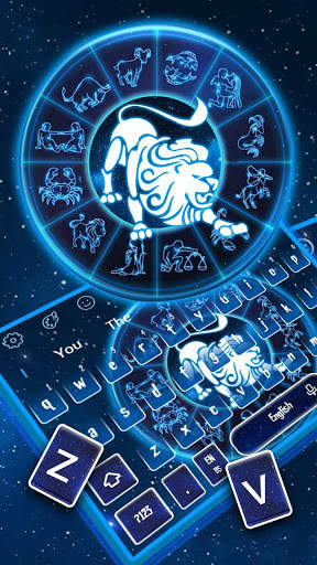 Leo Horoscope Keyboard Theme screenshot 2