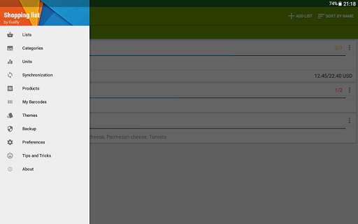 Shopping list screenshot 15