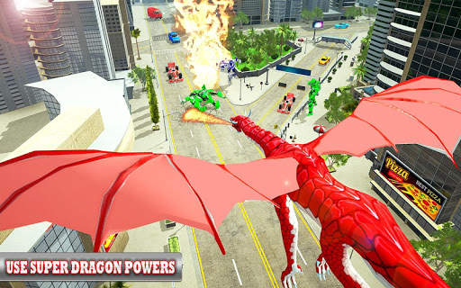 Police Dragon Robot Car – Flyi screenshot 2