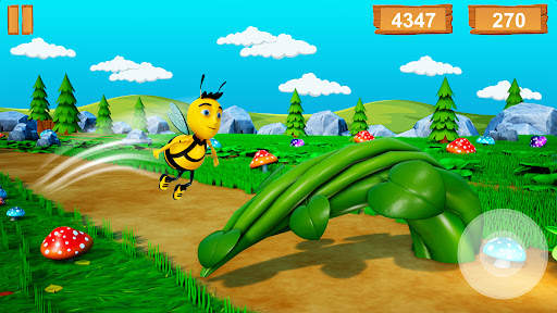 Fun Princess Bee Runner Game screenshot 2