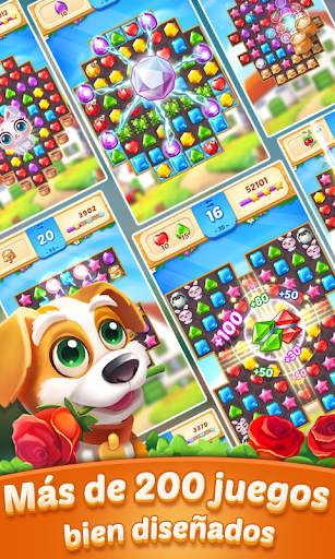 Jewel Town - niveles Match 3 screenshot 2